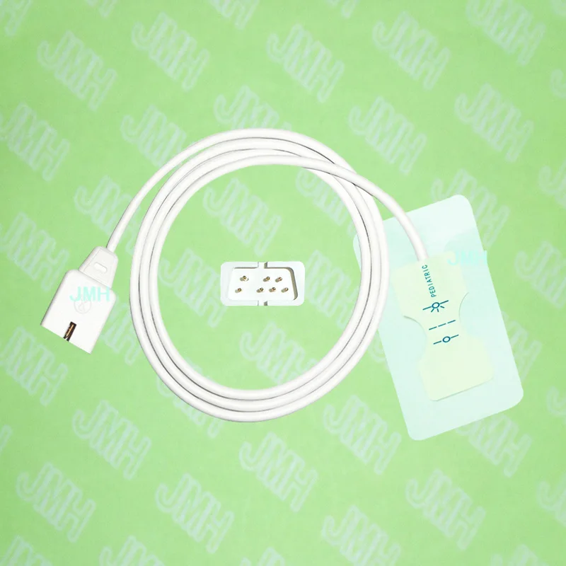 

Compatible DB9 7pin Nellcor/CSI/BCI/HP/GE Pulse Oximeter monitor the Pediatric/Child disposable SPO2 sensor(White Foam),5 pcs.