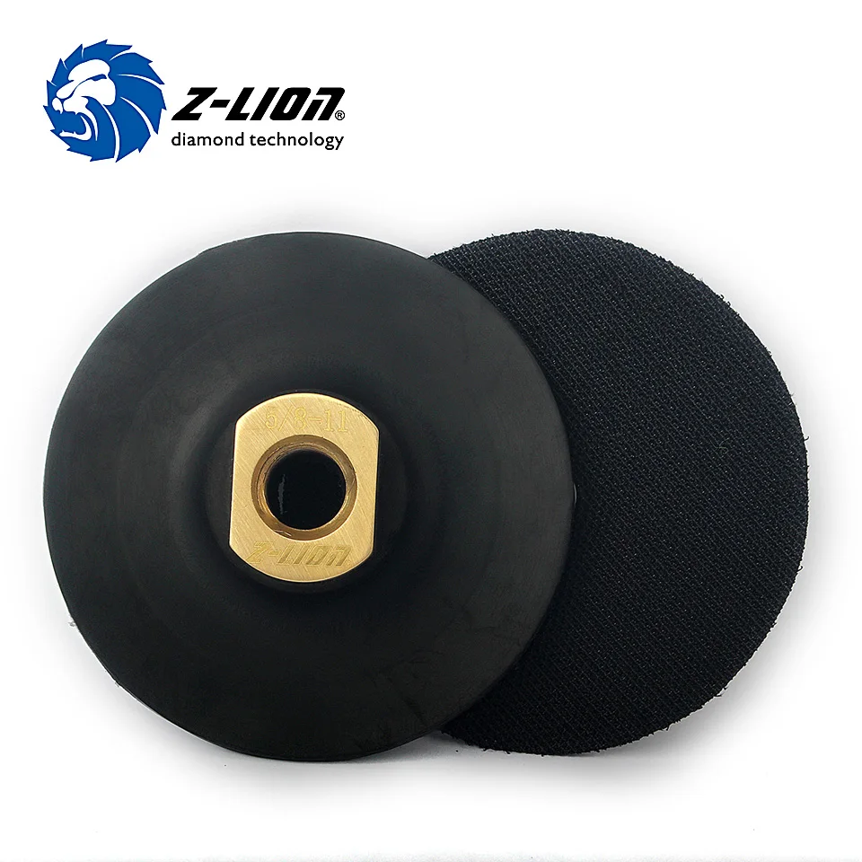 Z-LION 3 Inch Polisher Bonnet Backing Pad M14 Angle Grinder Rubber Backer Pad Super Flexible Polisher Buffer Wheel Disc