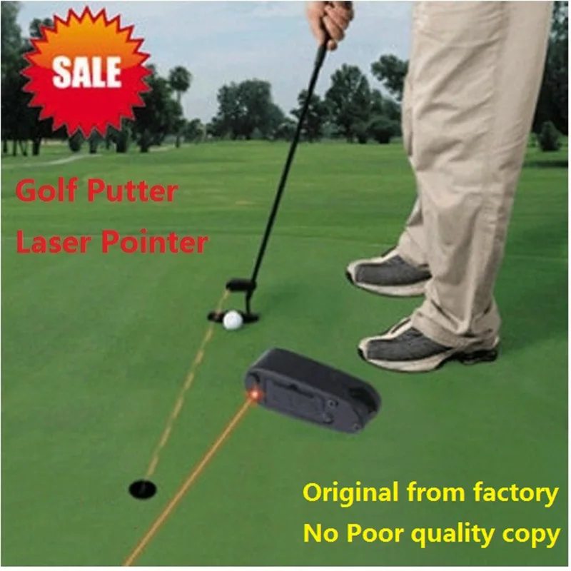 Golf Putter Laser Pointer Golf Putter Training Golf Practice Aid Golf putting aim line corrector