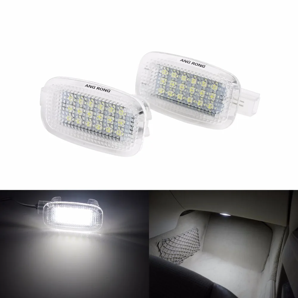 ANGRONG 2x LED Courtesy Door Footwell Luggage Trunk Light For Mercedes Benz W204 W216 W212 C207 X204 GLK W221 R230