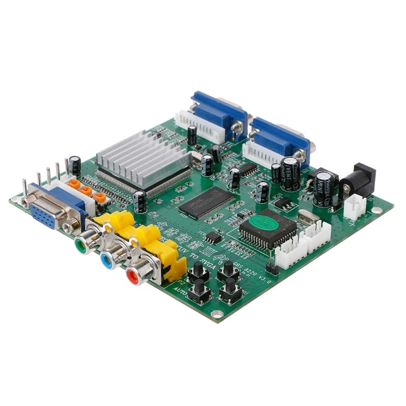 Arcade Game RGB/CGA/EGA/YUV To Dual VGA HD Video Converter Adapter Board GBS-8220