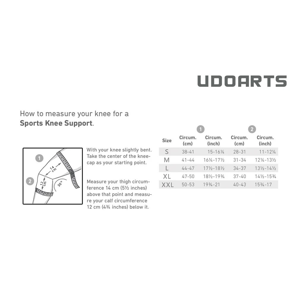 Udoarts Sports Knee Support(1 Pair)