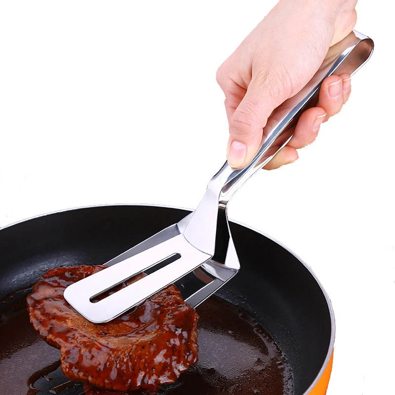 Steak Clip Barbecue Tongs Kitchen Tong for Egg Bread Fired Cooking Tools Dessert Pastry Clip Clamp Buffet Stainless Steel Forcep