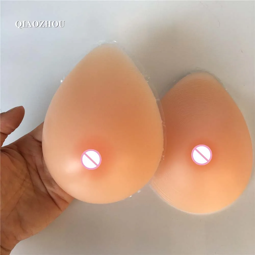 

300g 32A 34A 36AA small silicone fake breasts for mastectomy bra implant realistic soft artificial forms for man cosplay