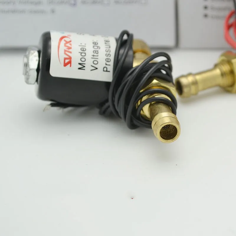 Brass Connector 2 Way Welding Machines Solenoid Valve DC 24V  AC36V AC220V