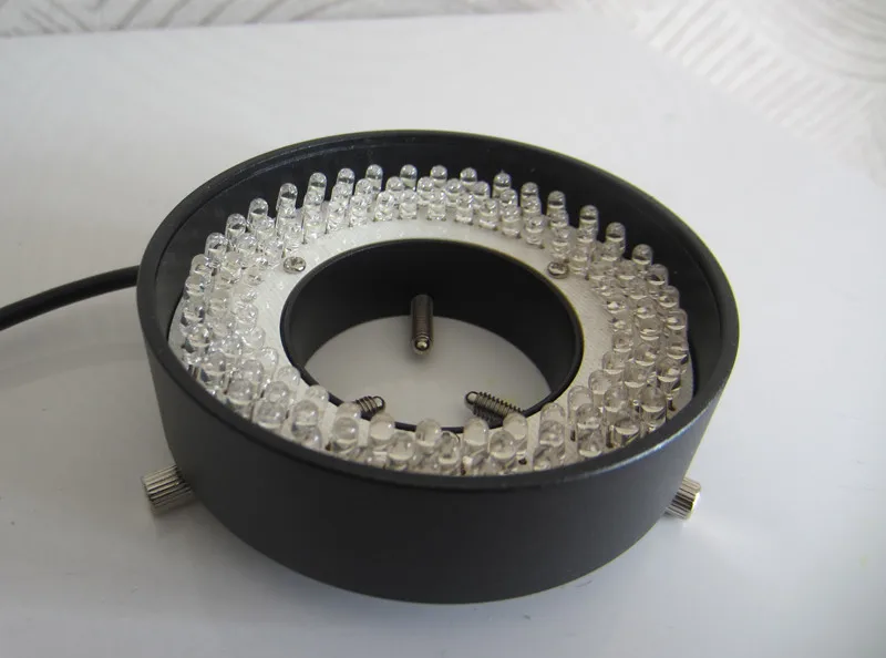 108pcs ไฟ LED สีเขียว Illuminated Adjuatable ห้องปฏิบัติการกล้องจุลทรรศน์สเตอริโอชีวภาพแหวนโคมไฟเส้นผ่านศูนย์กลางภายใน 41 มม.90 V-264 V