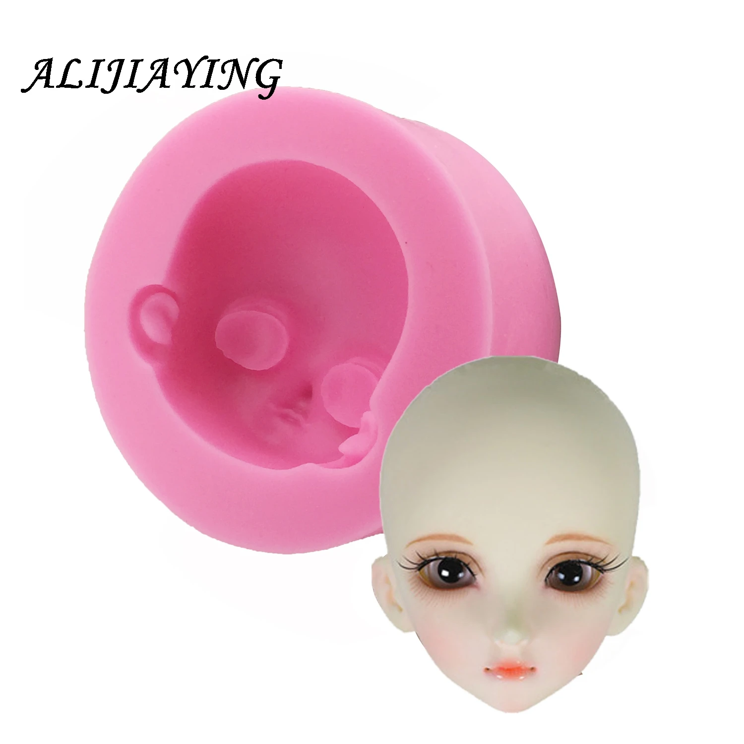 

Baby Face Shape Silicone Mold Chocolate Polymer Clay Craft Molds Handmade Craft Sugarcraft Mould Baking Tools D0920