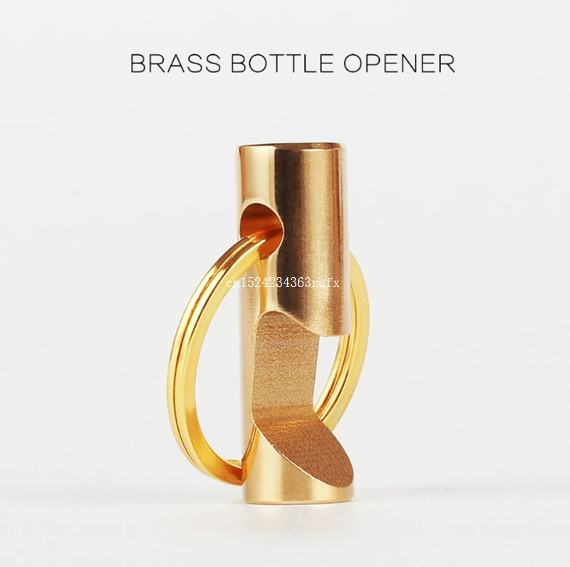 

500pcs Mini Cylinder Shape Brass Bottle Opener Beer Openers With Keychain Keyring Beer Opener Wine Openers