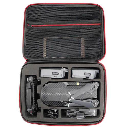 Imagen 2 del producto Funda portátil mavic Pro, cargador de batería con control remoto, bolso de hombro, caja impermeable de PU para Dron DJI mavic Pro 1