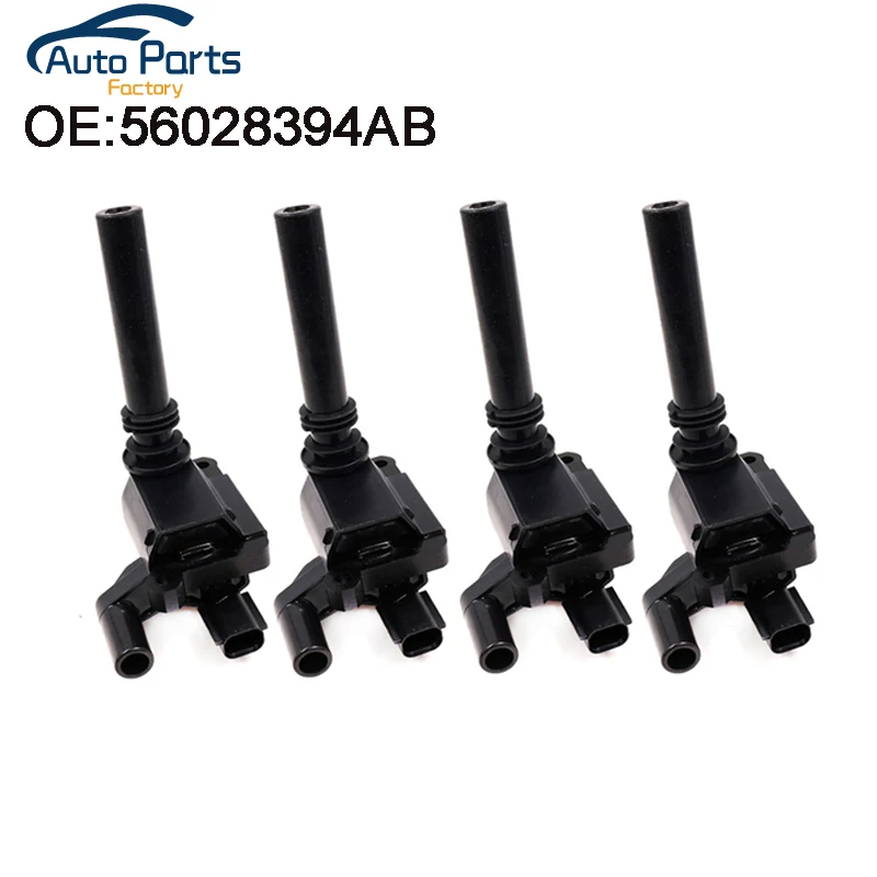 

4 PCS Ignition Coil For Chrysler 300 Dodge Durango Magnum Ram1500 Ram2500 Ram3500 Jeep Grand Cherokee 56028394AD 56028394AB