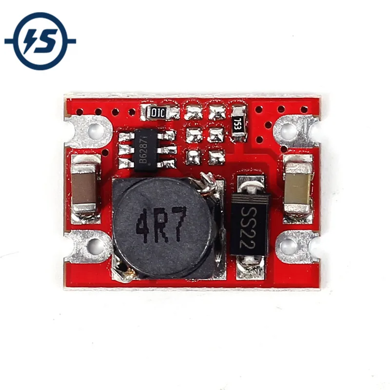 DC-DC Boost Converter Step Up Power Supply Module Voltage Regulator Board 2-5V to 5V 2A Fixed Output for Lithium Battery