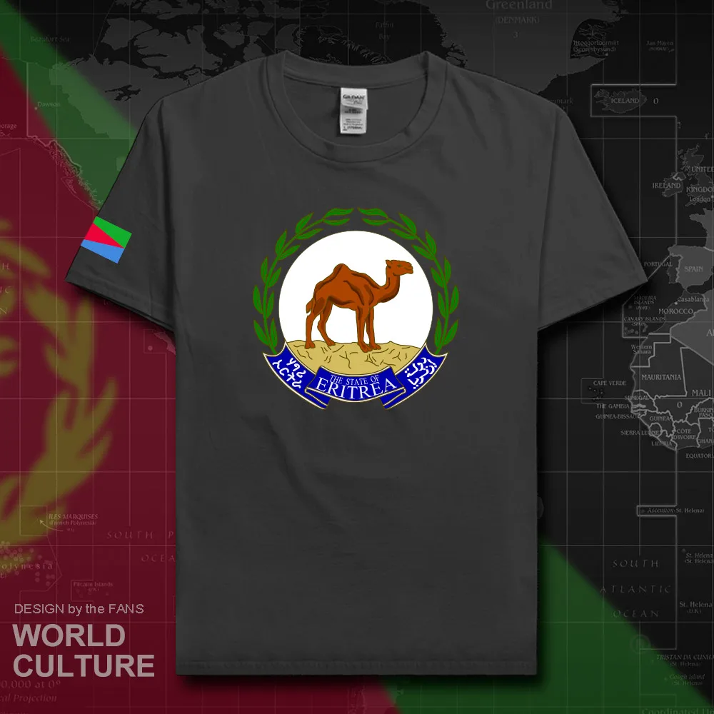 Eritrea Eritrean t shirt fashion 2018 jerseys nation team 100% cotton t-shirt clothes tees country sporttshirt ERI ER summer 20 image 5