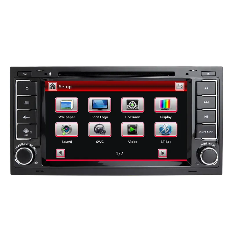 2 Din Car Multimedia DVD Player For VW/Volkswagen/Touareg/Transporter T5 2004 2005 2006 2007 2011 AutoRadio Audio GPS Navigation