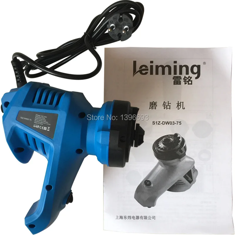 220V Electric Drill Bit Sharpener EU Plug High Speed Drill Grinder Machine Twist Drill Driver For Drill Size Range 3-12mm