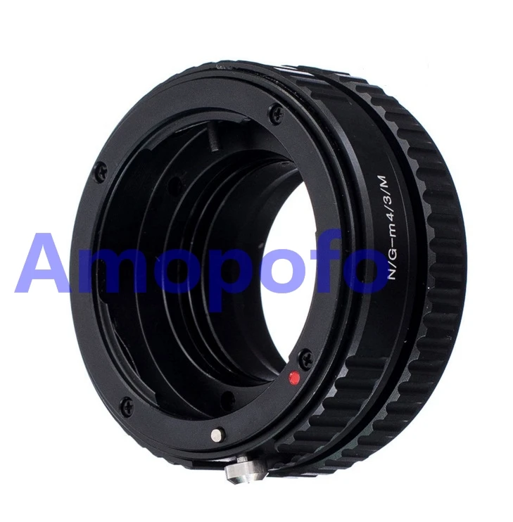 Amopofo For Nikon G-M4/3 Adapter For Nikon AF AF-S G Lens to M4/3 for Panasonic Adapter Macro Focusing Helicoid