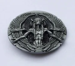 Western Cowboy Double Flying Eagle Belt Buckle