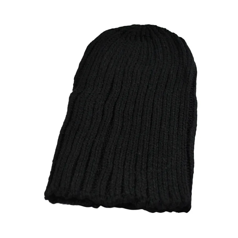 Hot Sale Winter Casual Hip Hop Beanies Men Knitted Bonnet Hats For Men\\\'sCrochet Warm Cap