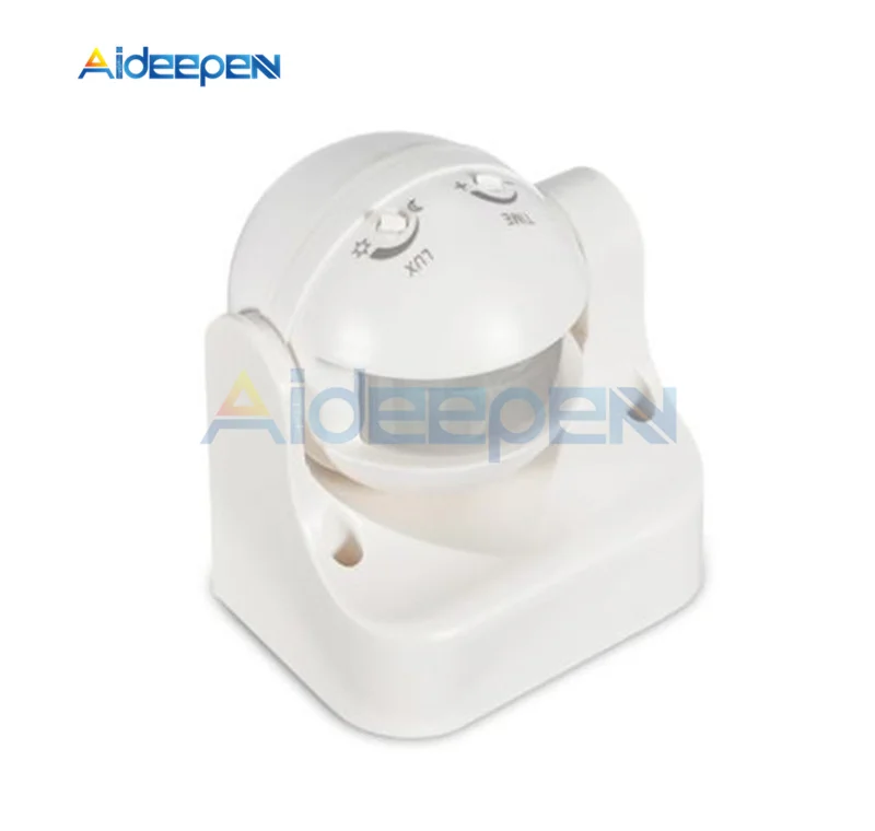 AC 220V-240V Infrared PIR Motion Sensor Outdoor 180 Degree Automatic Infrared IP44 Security PIR Motion Sensor Detector 50Hz