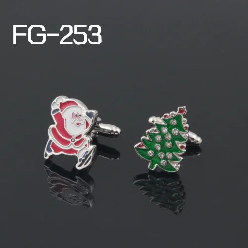 

Fashion Cufflinks FREE SHIPPING:High Quality Cufflinks For Men FIGURE 2017Cuff Links FG-253 Merry Christmas Wholesales