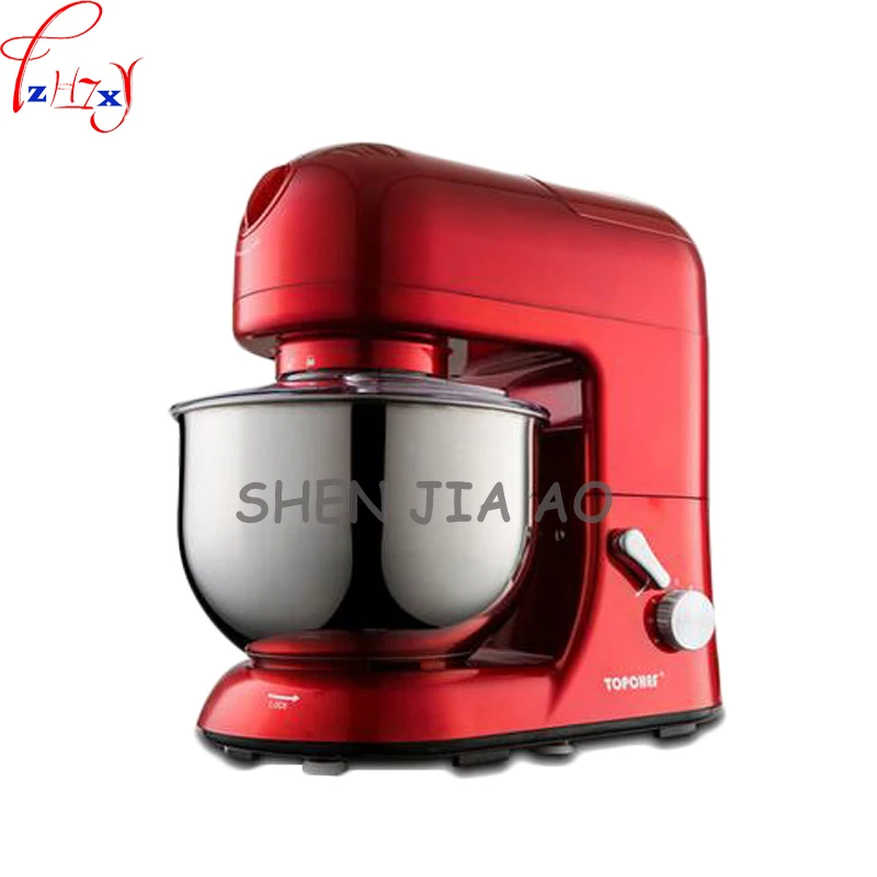 1 قطعة 220V المنزل متعددة الوظائف الشيف آلة 5L كبيرة قدرة خلط عاء و سطح المشوي اللحوم خلط طحن عصير آلة