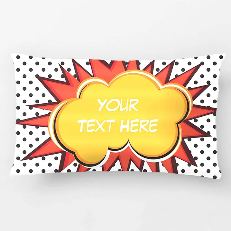 Comic Explosion Pillow Wedding Decorative Cushion Cover Pillow Case Customize Gift By Lvsure For Car Sofa Seat Pillowcase