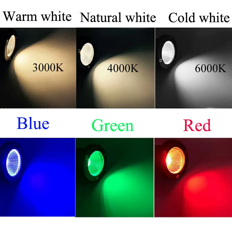 야외 정원 조경 조명, LED 잔디 램프, COB 방수 조명, 정원 경로 스포트라이트, 3W, 5W, 10W, AC220V, 110V, DC12V