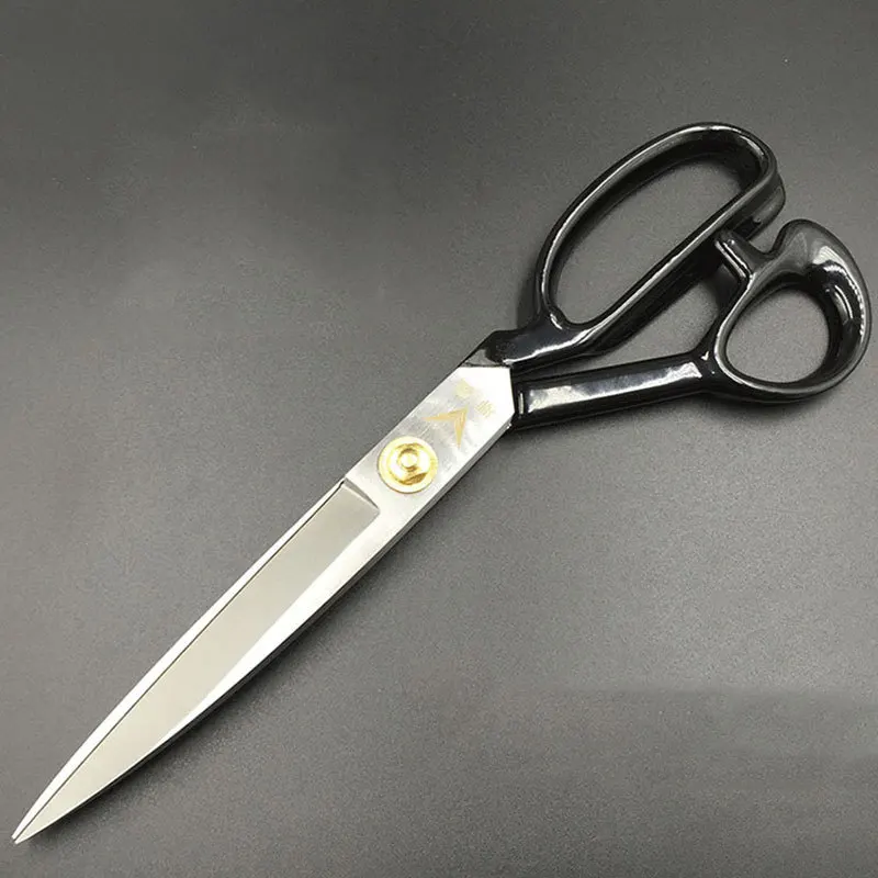 Professional High Quality Tailor Scissors Vintage Manganese Steel Fabric Leather Cutter Craft Scissors Sewing Accessories