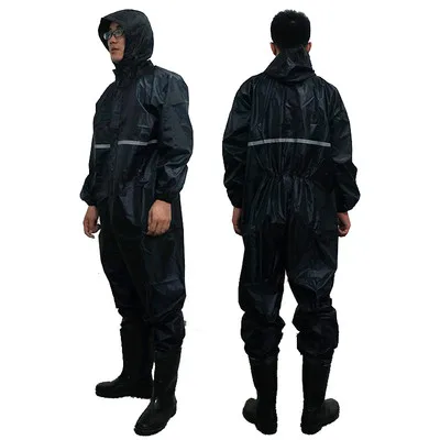 

Fashion Waterproof and oil proofdust proofsprayspray paint motorcycleeven capConjoined raincoatReflective design secure