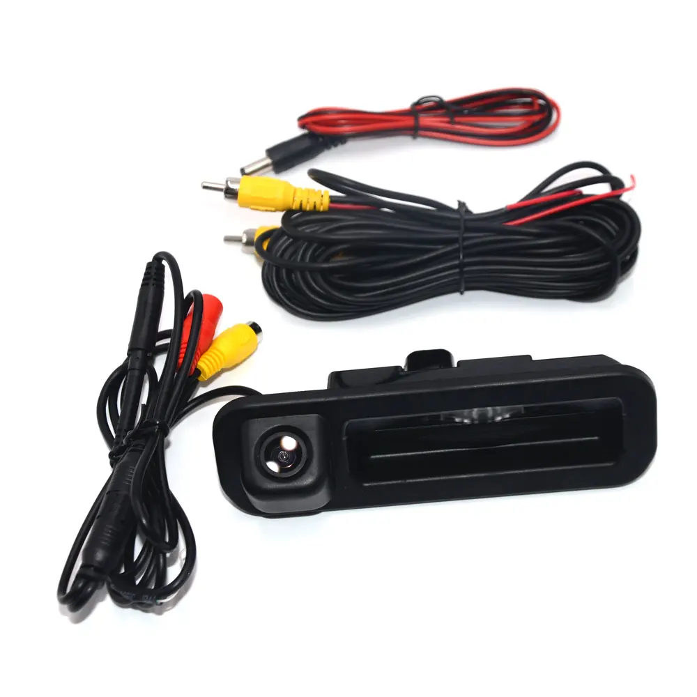 

Fish Eyes Special Car Rear View Camera For Ford Focus 2 3 2012 2013 Trunk Handle Trajectory Camera Color Night Vision Waterproof