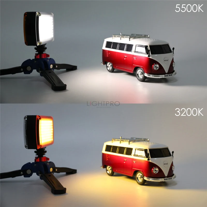 96 Lamp Beads On Camera LED Video Light Dimmable 9W Photographic Lighting 850LM 5600K/3200K LED Lamp  for Night Shot