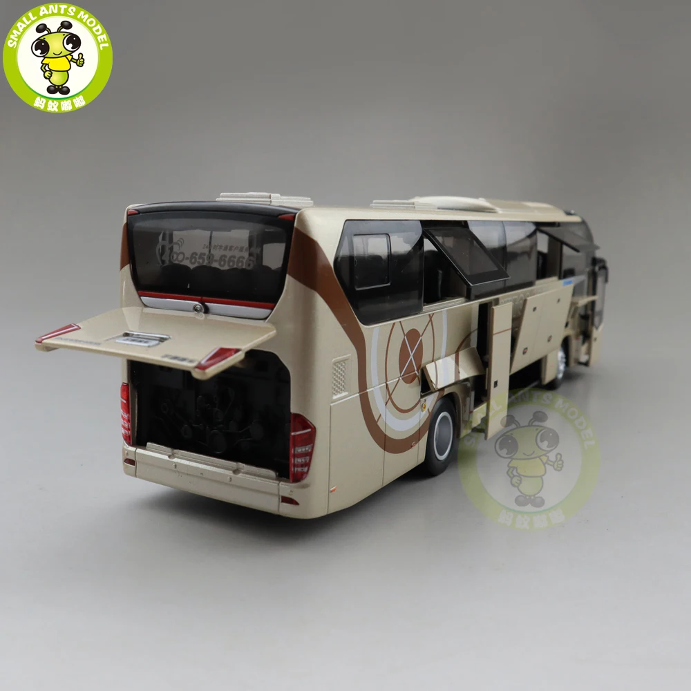 1/42 YuTong Bus ZK6128HQB Bus Diecast Bus Car Model Boy Gilr Gifts Toys