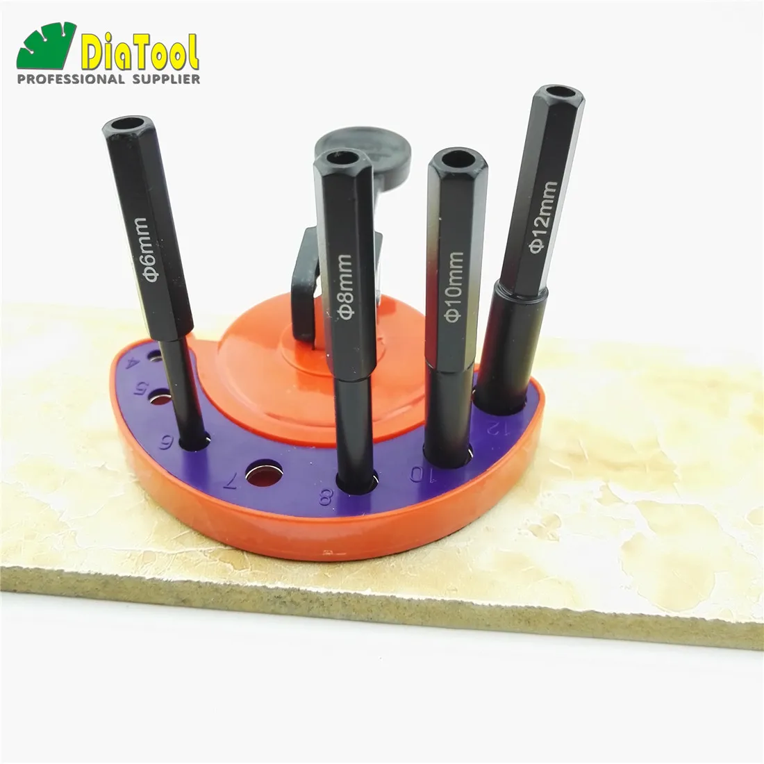 DIATOOL Regolabile In Plastica Guida della Fresa con la Tazza di Aspirazione core bit Posizionatore foro ha veduto locater progettato per trapani core bit