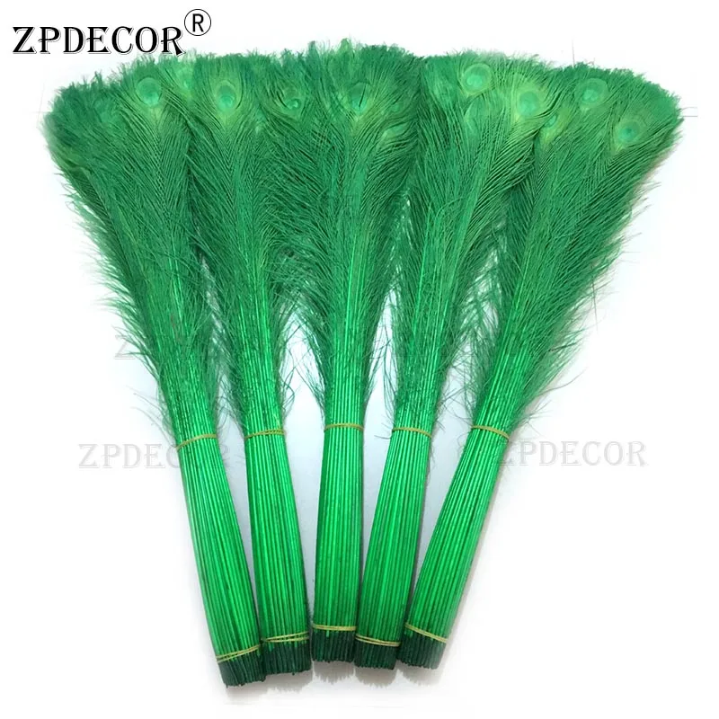 Inch32~36 80-90CM Beautifully Dyed Tails Peacock Feathers