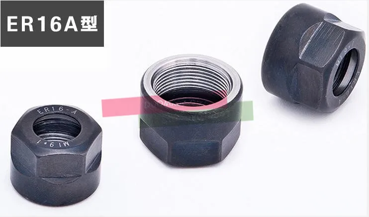 1pcs Quality ER8A/ER11A/ER16A/ER20A Nut for ER8/ER11/ER16/ER20 Collet Clamping, CNC Collet Chuck Nuts, Standard Quality Type A