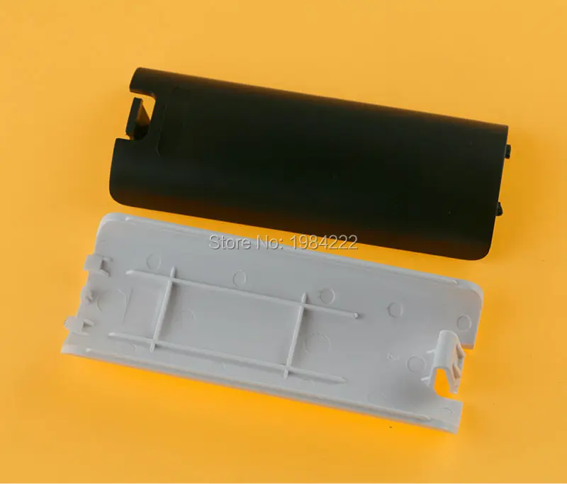 50 قطعة/الوحدة أسود أبيض غطاء باب البطارية غطاء استبدال لوحدة تحكم نينتندو وي