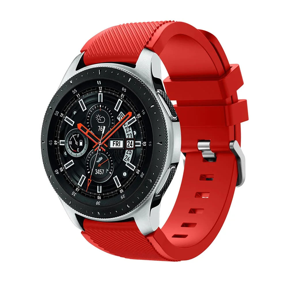 22 mm Silikonarmband für Samsung Galaxy Watch 3 45 mm 46 mm Gear S3 Frontier S3 klassisches weiches, bequemes Armband für Amazfirt GTR – Detail 16