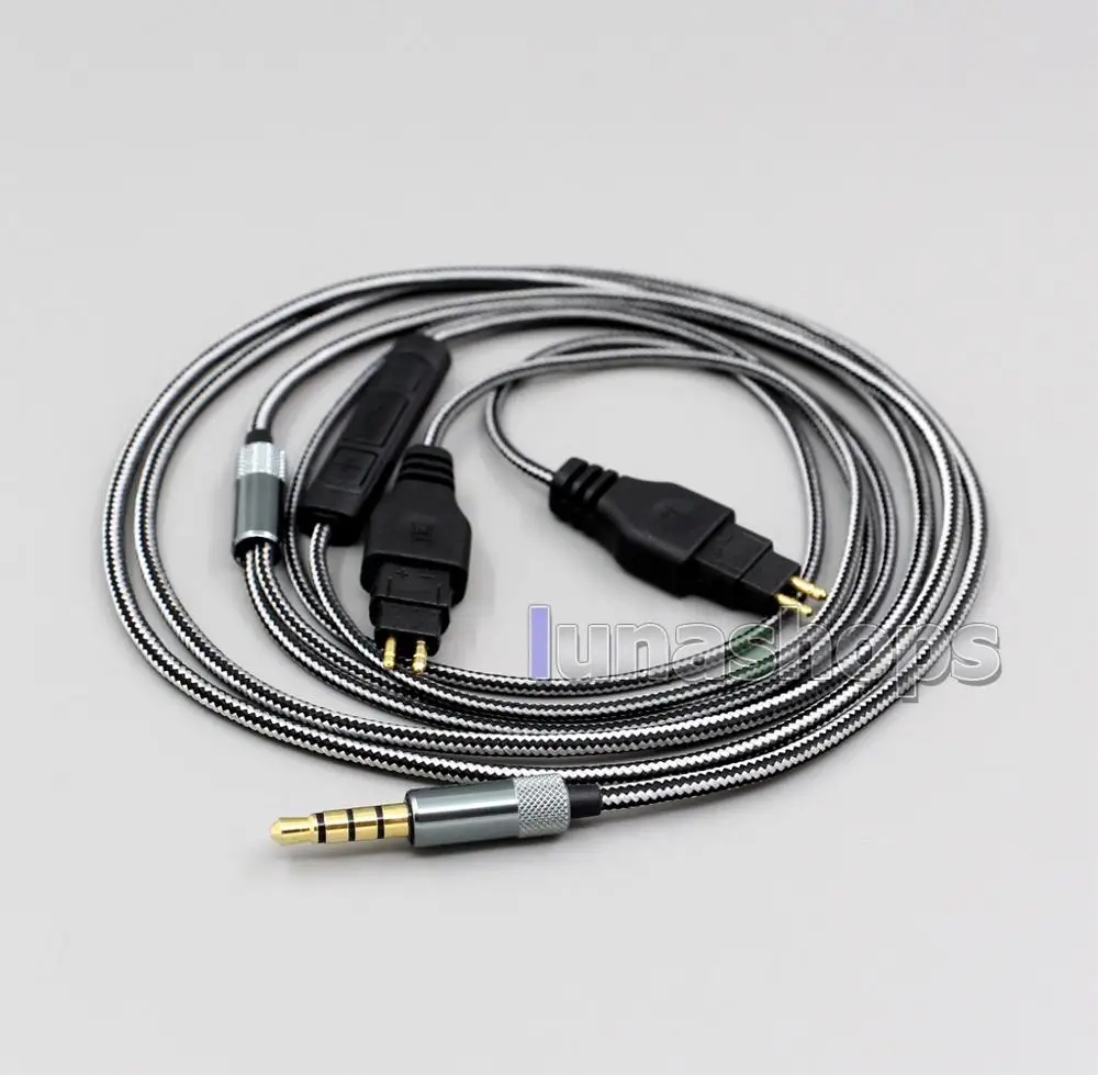 

LN004334 3.5mm OFC Soft Cable With Mic remote For Sennheiser HD580 HD600 HD650 HDxxx HD660S HD58x HD6xx Headphone