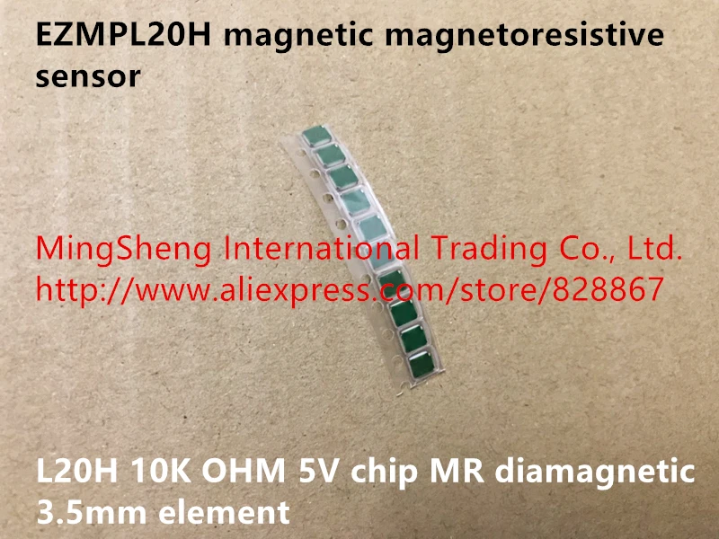 

Оригинальный новый 100% магнитный магниторезистивный датчик EZMPL20H, чип 10K 5 В, MR диамагнетный переключающий элемент 3,5 мм