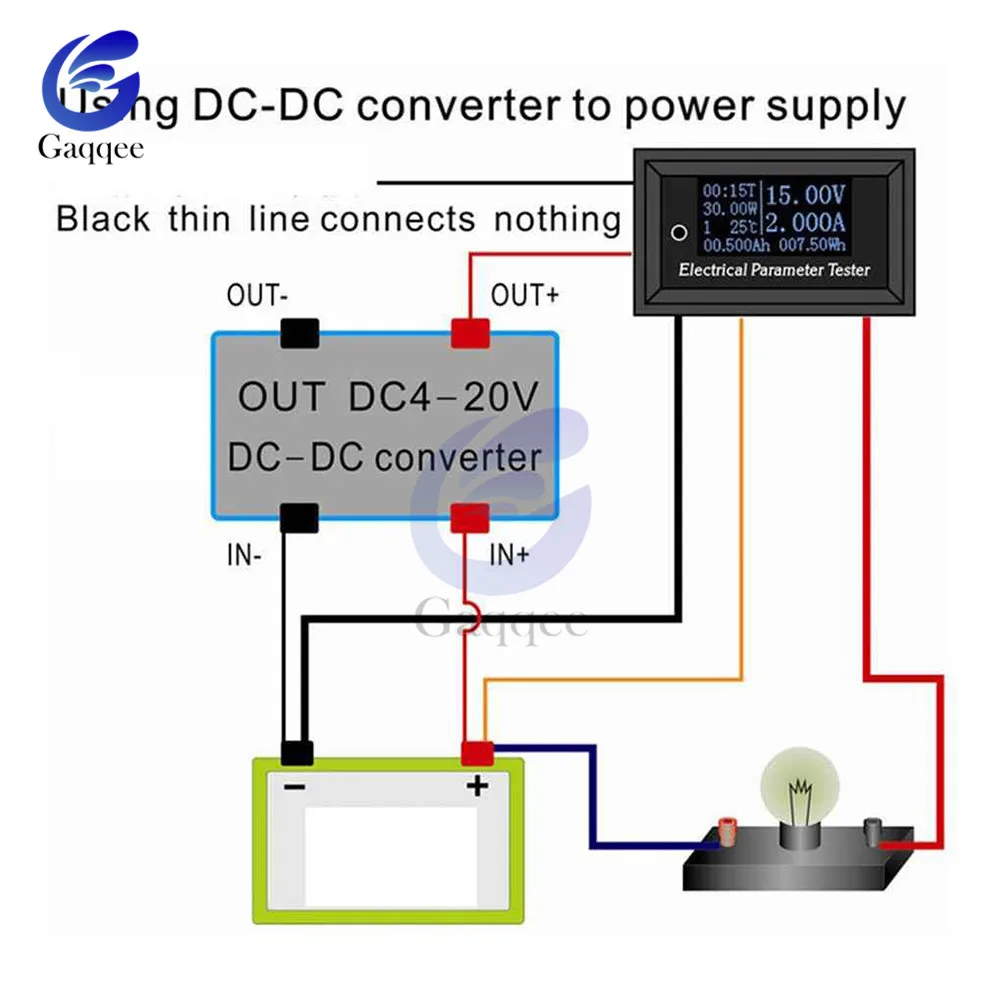 7 in 1 OLED Display Digital Multifunction Tester Voltage Current Time Temperature Capacity Power Voltmeter Ammeter Meter 10A 3A