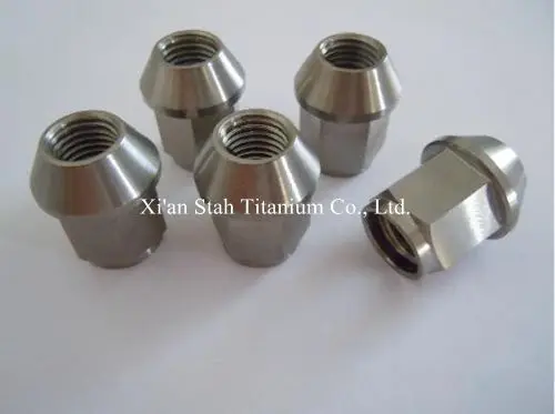 

Titanium TC4 GR5 Car Wheel Rim Lug Nuts Bolt 12X1.25 X27mm / 12 X1.5X27mm 25g/pc Strength more than 900MPa