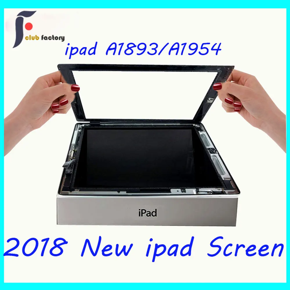 For iPad 2018 A1893 A1954 Touchscreen Digitizer For  iPad 9.7 2018 Touch Screen Glass Panel Replacement Sensor