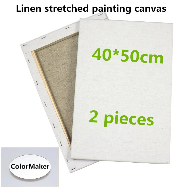 40 50cm ผ้าใบว่างสีขาว สำหรับงานศิลปะและงานตกแต่ง