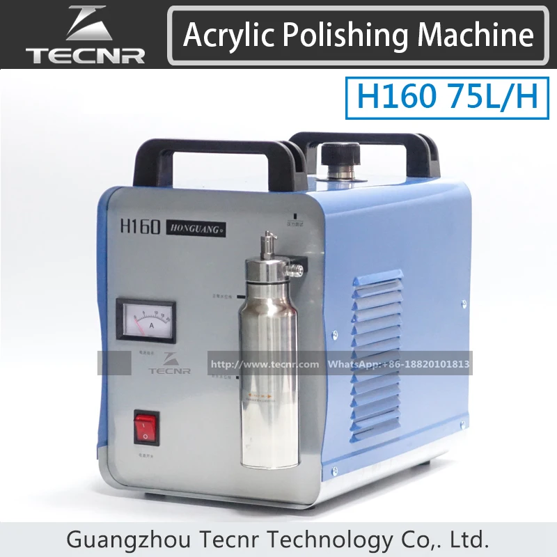 TECNR H160 75L Acrylic Flame Polishing Machine Oxygen Hydrogen polisher Jewelry Polisher Welding Machine 220V