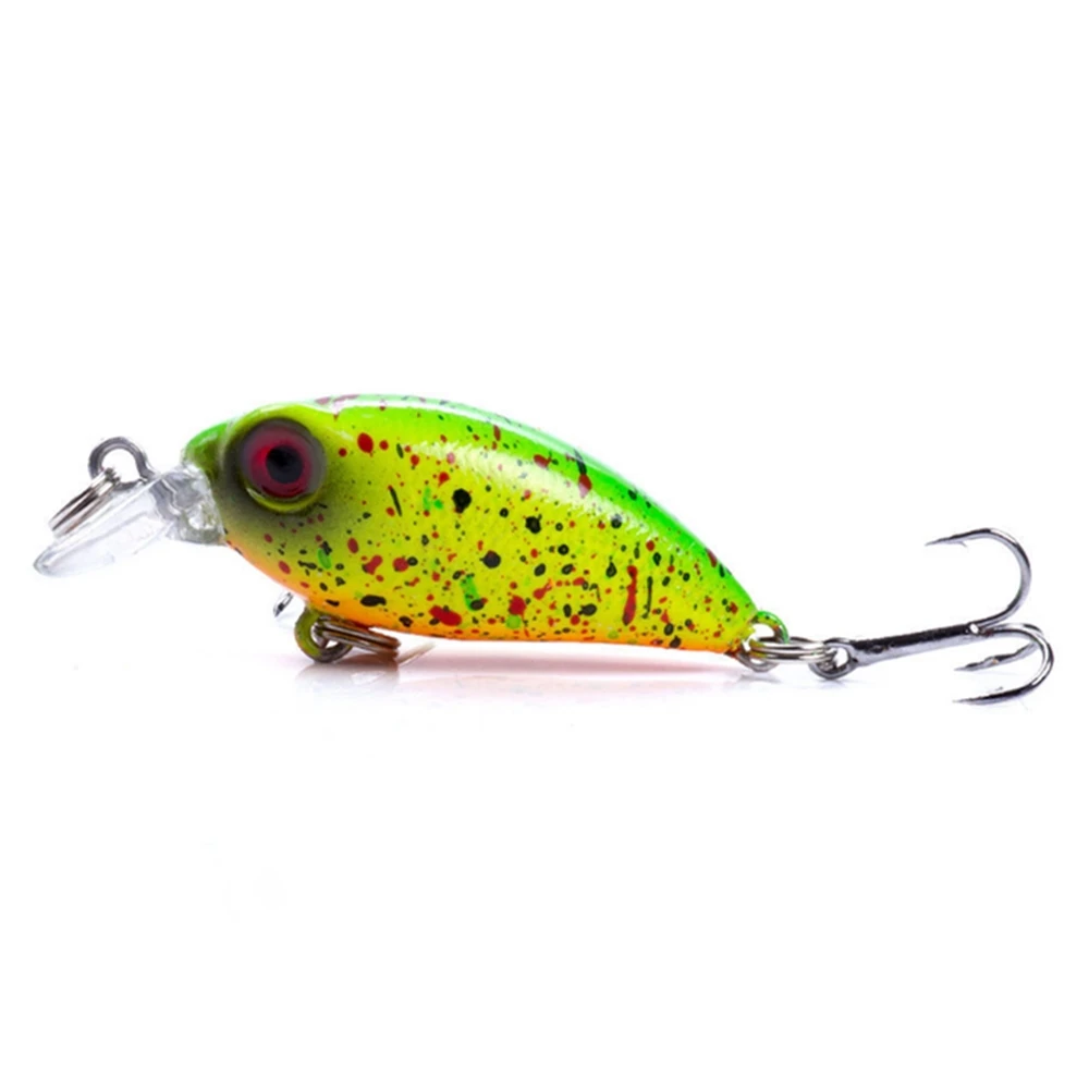 1 sztuk pływające Mini Crankbait przynęty 4cm 2.5g Minnow sztuczne tworzywo sztuczne twarda przynęta bas pływacki Pike Wobblers Pesca Tackle