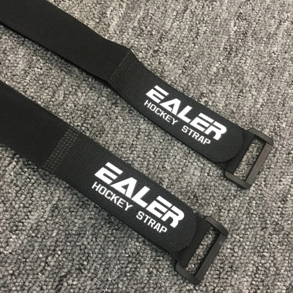 EALER HAS100 Heavy Duty Hockey Shin Straps (2 Pairs) for Easy Use