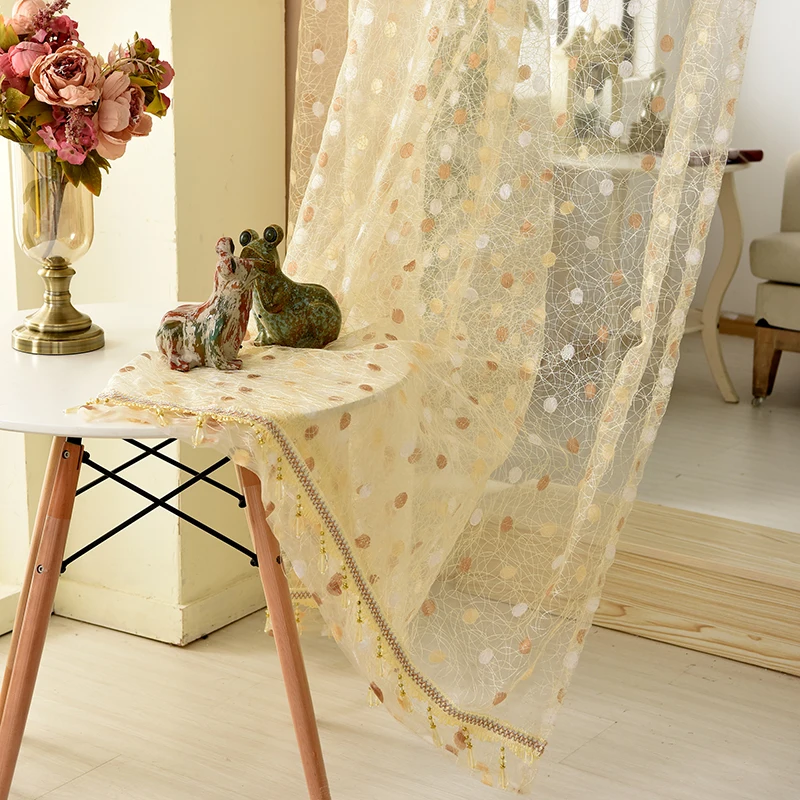 Custom Made Curtain Fabrics Bedroom Window Tulle Voile Kitchen Sheer Organza Luxury Curtains For Living Room Curtain Drapes