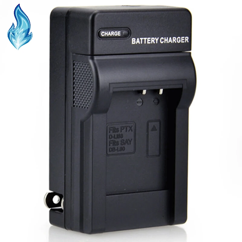 

D-LI78 Battery Travel charger for Pentax digital cameras Optio M50 M60 V20 W60 W80 L50 S1