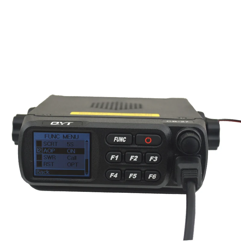 QYT CB-27 CITIZEN BAND ALL European MULTI-NORMS CB Mobile radio Mobile CB Transceiver AM/FM 12/24 4Watts 26.965-27.405MHz