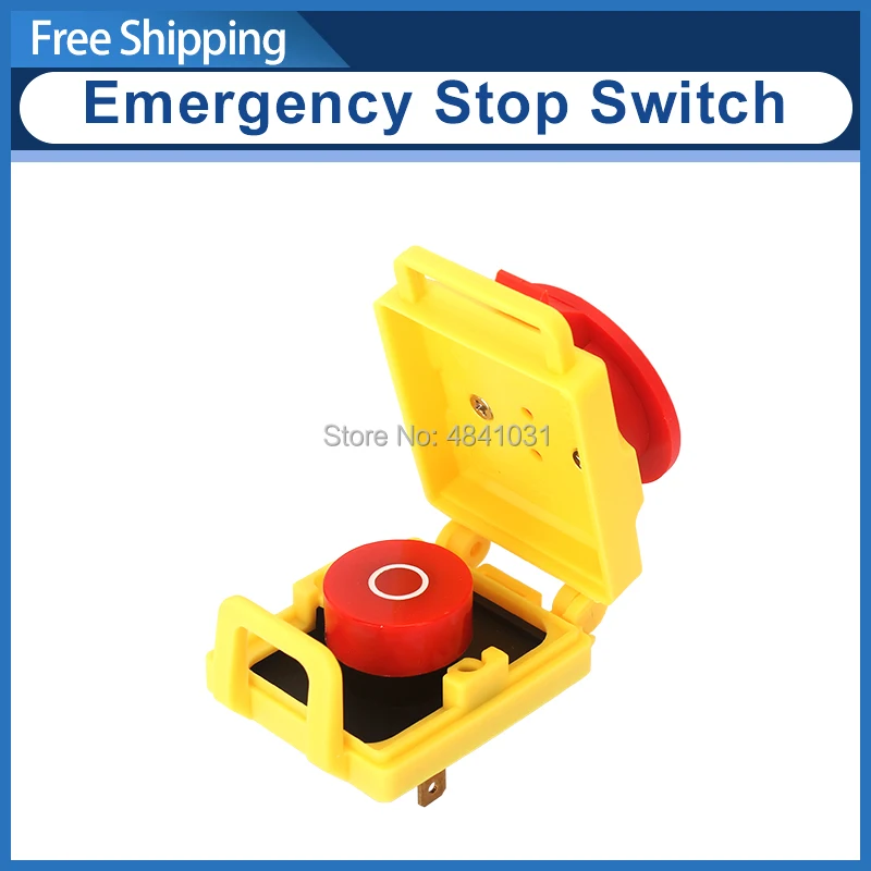 

0618 Power Emergency stop switch 7x10/12 Mini lathe Urgent Stop Switch