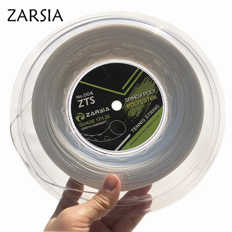 Corda da tennis ZARSIA originale nuovissima 1.25mm 200M racchette da tennis string Spinox corde di qualità poli